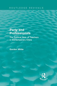 Party and Professionals (eBook, PDF) - White, Gordon