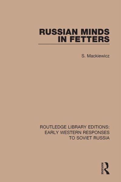 Russian Minds in Fetters (eBook, PDF) Russian Minds in Fetters (eBook, PDF)