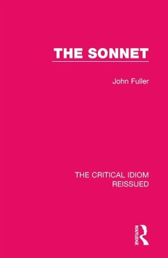 The Sonnet (eBook, PDF) - Fuller, John