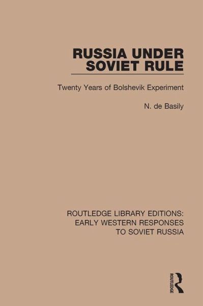 Russia Under Soviet Role (eBook, PDF)