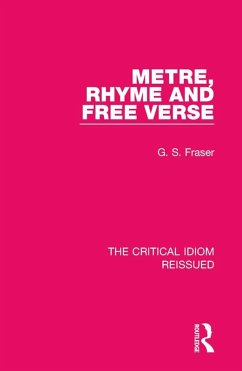 Cover Metre, Rhyme and Free Verse (eBook, ePUB)