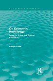 On Economic Knowledge (eBook, PDF)