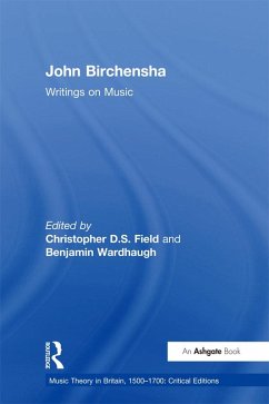 John Birchensha: Writings on Music (eBook, PDF) - Wardhaugh, Benjamin