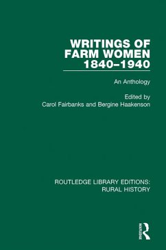 Cover Writings of Farm Women, 1840-1940 (eBook, PDF)