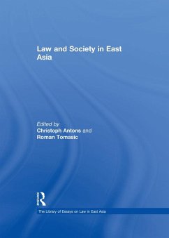 Law and Society in East Asia (eBook, PDF) - Antons, Christoph