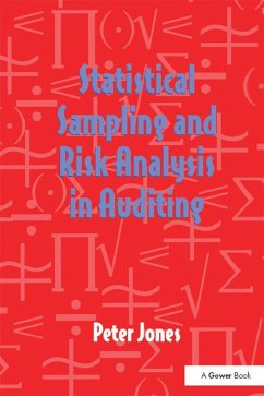 Statistical Sampling and Risk Analysis in Auditing (eBook, ePUB) - Jones, Peter