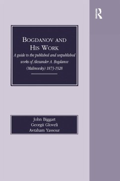 Cover Bogdanov and His Work (eBook, ePUB)