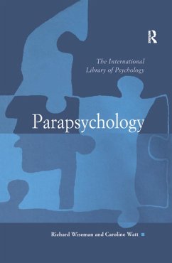 Parapsychology (eBook, PDF) - Watt, Caroline