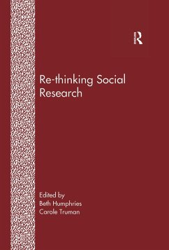 Re-Thinking Social Research (eBook, ePUB) - Humphries, Beth