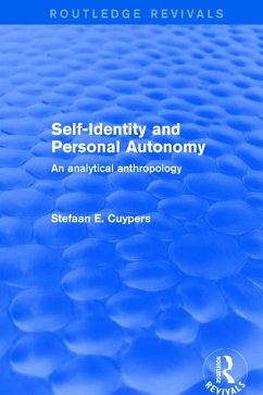 Self-Identity and Personal Autonomy (eBook, ePUB) - Cuypers, Stefaan E.