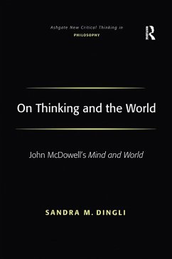 On Thinking and the World (eBook, PDF) - Dingli, Sandra M.