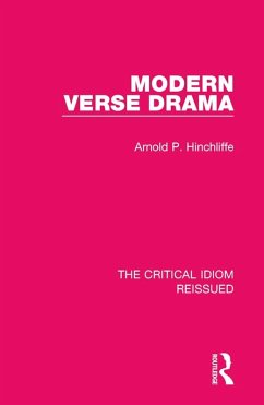 Modern Verse Drama (eBook, ePUB) - Hinchliffe, Arnold P.