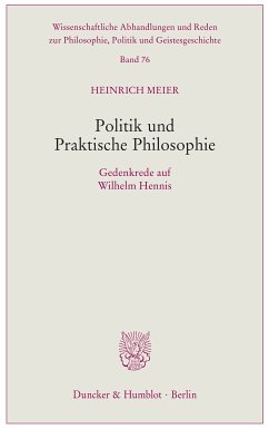 Politik und Praktische Philosophie. (eBook, PDF) - Meier, Heinrich