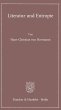 Literatur und Entropie. (eBook, PDF) - Bild 1