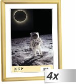 4x1 ZEP New Easy gold 30x40 Kunststoff Rahmen KG5