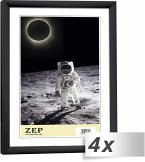 4x1 ZEP New Easy black 30x40 Kunststoff Rahmen KB5