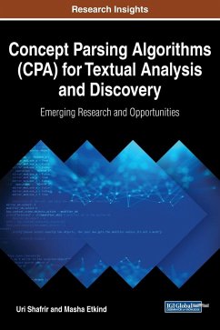 Concept Parsing Algorithms (CPA) for Textual Analysis and Discovery - Shafrir, Uri; Etkind, Masha