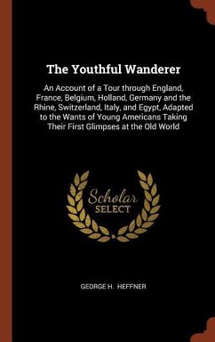 The Youthful Wanderer: An Account of a Tour through England, France, Belgium, Holland, Germany and the Rhine, Switzerland, Italy, and Egypt, - Heffner, George H.