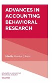 Advances in Accounting Behavioral Research