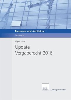 Update Vergaberecht 2016 (eBook, PDF) - Kunz, Birger