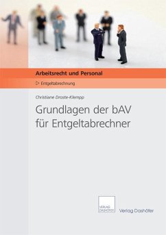 Cover Grundlagen der bAV für Entgeltabrechner (eBook, PDF)