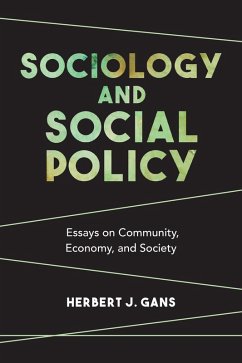 Sociology and Social Policy (eBook, ePUB) - Gans, Herbert J.