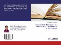 Conventional Technique for Wastewater Treatment of Textile Industry