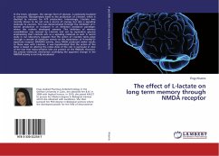 The effect of L-lactate on long term memory through NMDA receptor