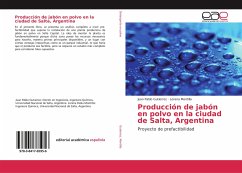 Producción de jabón en polvo en la ciudad de Salta, Argentina - Gutierrez, Juan Pablo;Montilla, Lorena