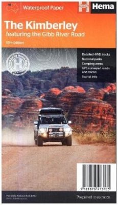 Hema Maps The Kimberley featuring the Gibb River Road