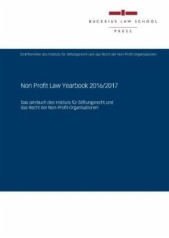 Non Profit Law Yearbook 2016/2017 - Adloff, Frank;Haase, Florian;Uhl, Matthias