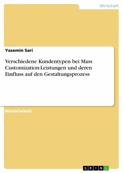 Verschiedene Kundentypen bei Mass Customization-Leistungen und deren Einfluss auf den Gestaltungsprozess - Sari, Yasemin