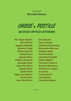 Chiose e Postille (eBook, ePUB) - Roversi, Riccardo