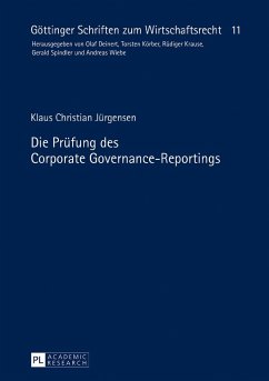 Die Prüfung des Corporate Governance-Reportings - Jürgensen, Klaus Christian