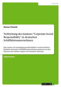 Verbreitung des Ansatzes &quote;Corporate Social Responsibility&quote; in deutschen Schifffahrtsunternehmen