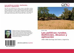 Las políticas rurales. Definición, Alcance y aplicación