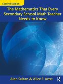 The Mathematics That Every Secondary School Math Teacher Needs to Know (eBook, PDF)