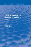 Critical Essays on Roman Literature (eBook, ePUB)