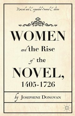 Women and the Rise of the Novel, 1405-1726 (eBook, PDF) - Donovan, J.