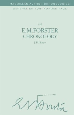 An E. M. Forster Chronology (eBook, PDF) - Stape, J.