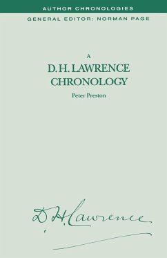 A D.H. Lawrence Chronology (eBook, PDF) - Preston, P.