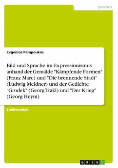 Cover Bild und Sprache im Expressionismus anhand der Gemälde 