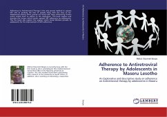 Adherence to Antiretroviral Therapy by Adolescents in Maseru Lesotho - Boopa, Mafusi Claurinah