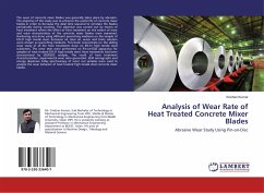 Analysis of Wear Rate of Heat Treated Concrete Mixer Blades
