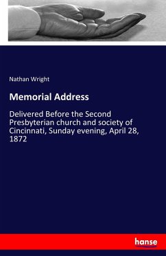 Memorial Address - Wright, Nathan