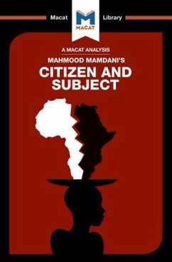 An Analysis of Mahmood Mamdani's Citizen and Subject - de Goede, Meike