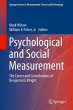 Psychological and Social Measurement - Bild 1