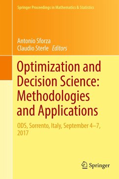 Optimization and Decision Science: Methodologies and Applications