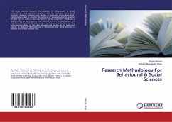 Research Methodology For Behavioural & Social Sciences