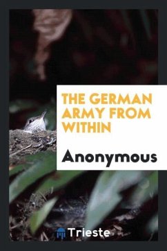 The German Army from within - Anonymous